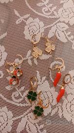 Set orecchini portafortuna