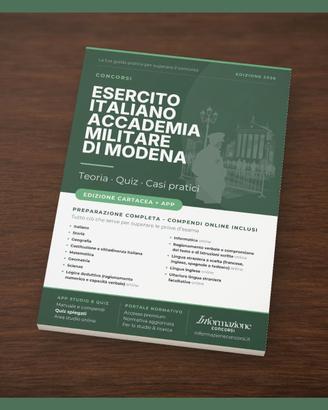 Manuale Concorso Accademia Militare Completa