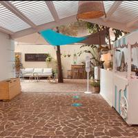 Tettoia di legno massello artigianale