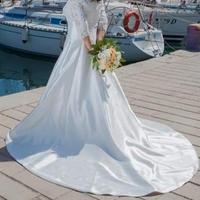 Abito da sposa tg 44 buone condizioni 