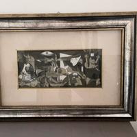 Quadro picasso guernica in foglio d’argento