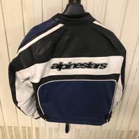 Giubbotto moto in pelle