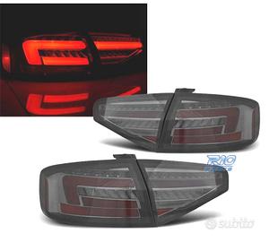 FANALI PER AUDI A4 B8 12-15 SEDAN LED DINAMICI FUM