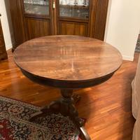 tavolino in legno tondo