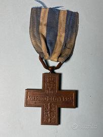 Croce al Merito di Guerra VE III Bronzo