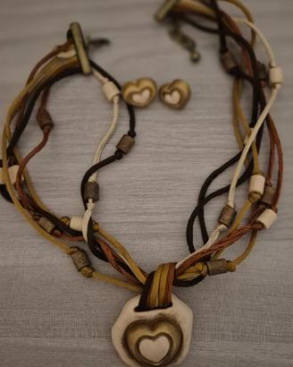 collana e orecchini 