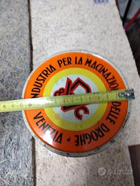 contenitore  latta vintage