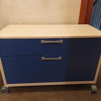 Cassettiera con rotelle