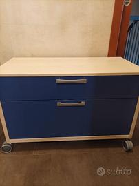 Cassettiera con rotelle