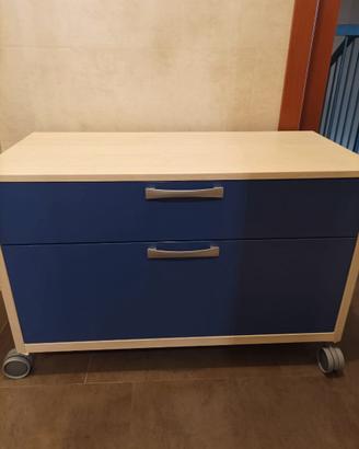 Cassettiera con rotelle