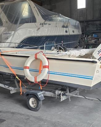 Barca open 460 Willy Boat con motore pronta mare