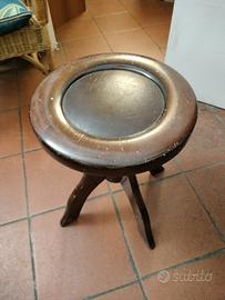 sgabello legno imbottito