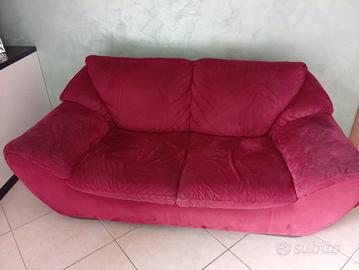 Divano 2 posti rosso