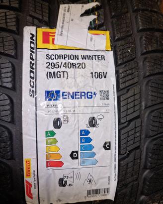 gomme 295 40 20 invernali nuove