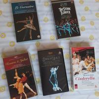 VHS BALLETTI CLASSICI originali