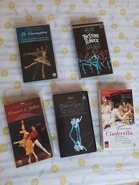 VHS BALLETTI CLASSICI originali