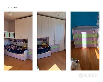 camera bambini 3 letti