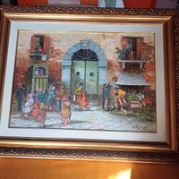 quadri olio su tela gugliemo de giorgio e altri