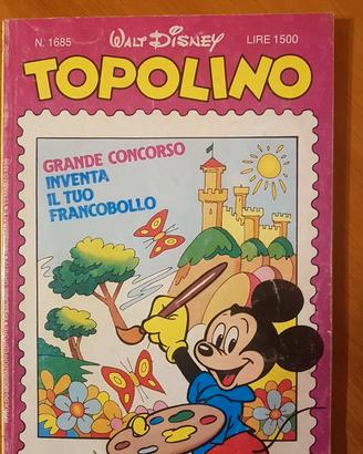 Topolino libretto Disney n.1685 del 13 Marzo 1988
