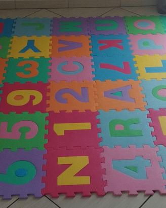 Tappeto puzzle bambini