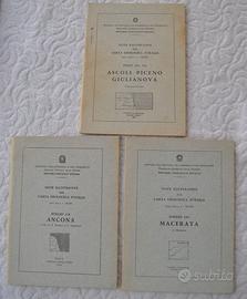 6 VOLUMI D'EPOCA NOTE ILLUSTRATIVE CARTA GEOLOGICA