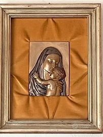 Quadro a rilievo Madonna con Bambino