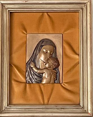 Quadro a rilievo Madonna con Bambino