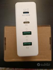 Caricabatterie rapido 4 porte