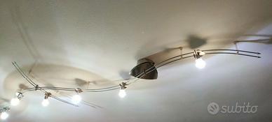 2 Lampadari con faretti led.