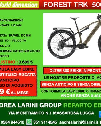 Ebike Trekking World Dimension Forest TRK 500