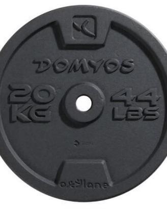 disco 20 kg domyos foro 28mm