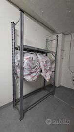 Scaffale zincato portagomme