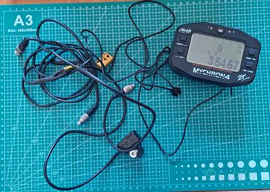 MyChron 4 2T con sonde giri/acqua/tempi per Kart