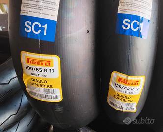 Pirelli Diablo Slick SC1 125/70 SC0 200/55