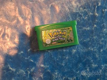 cartuccia pokemon verde foglia 