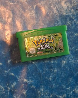 cartuccia pokemon verde foglia 