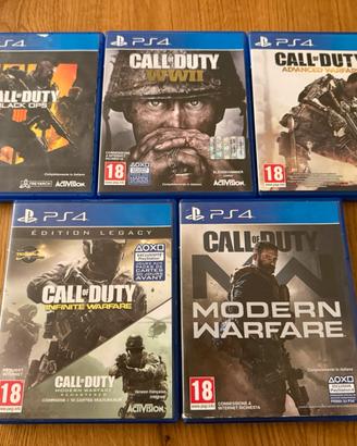 Set Giochi PlayStation 4 e 5 - Call of Duty