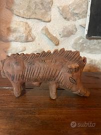 Antica ceramica Sarda cinghiale