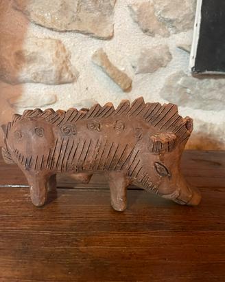 Antica ceramica Sarda cinghiale