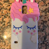 Cover unicorno in silicone per Samsung S5