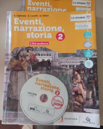 libro medie EVENTI, NARRAZIONE, STORIA 2
