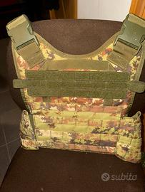 Giubbotto tattico con portapiastre balistiche