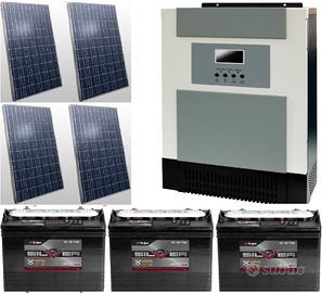 Fotovoltaco 1 kw eolico 500 W accumulo 5.5 KWh