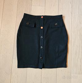 Minigonna elegante nera Guess donna (tg S) 