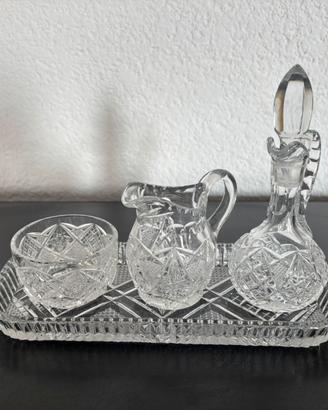 Set di cristallo da tavola