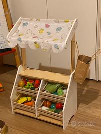 Banco frutta e verdura in legno