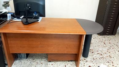 scrivania legno massello