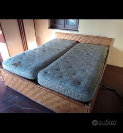 struttura letto bamboo