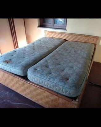 struttura letto bamboo