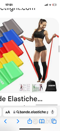 Elastici palestra SET 5 colori / bande x workout